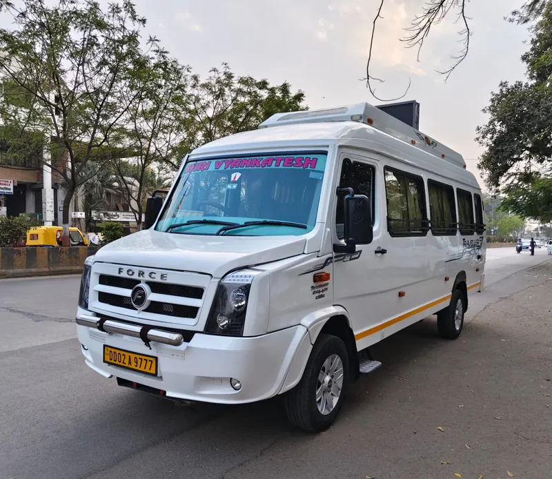 20 seater Force Traveller exterior, Shri Vyankatesh Tours and Travels