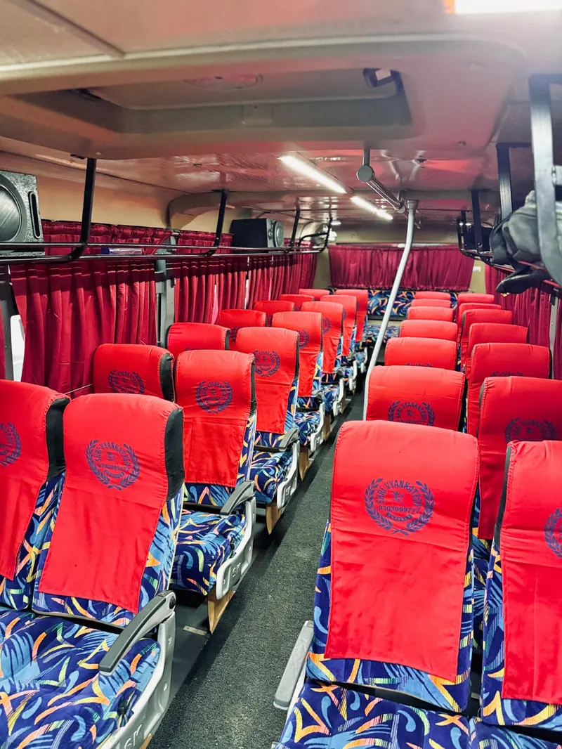 35 seater bus interior seating, Shri Vyankatesh Tours and Travels