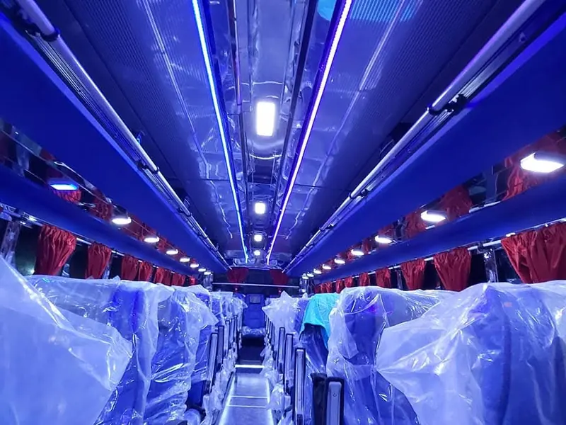 35 seater bus premium interior with mood lighting, Shri Vyankatesh Tours and Travels