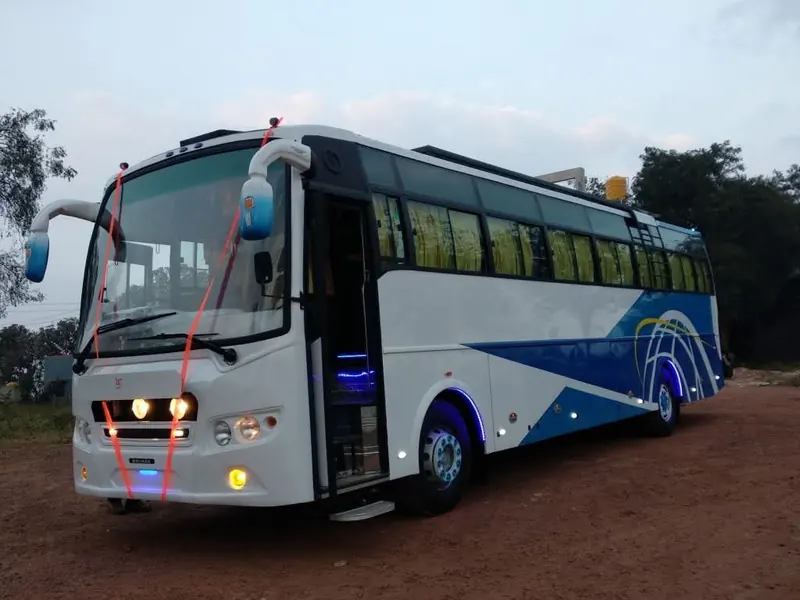 50 seater luxury coach exterior, Shri Vyankatesh Tours and Travels